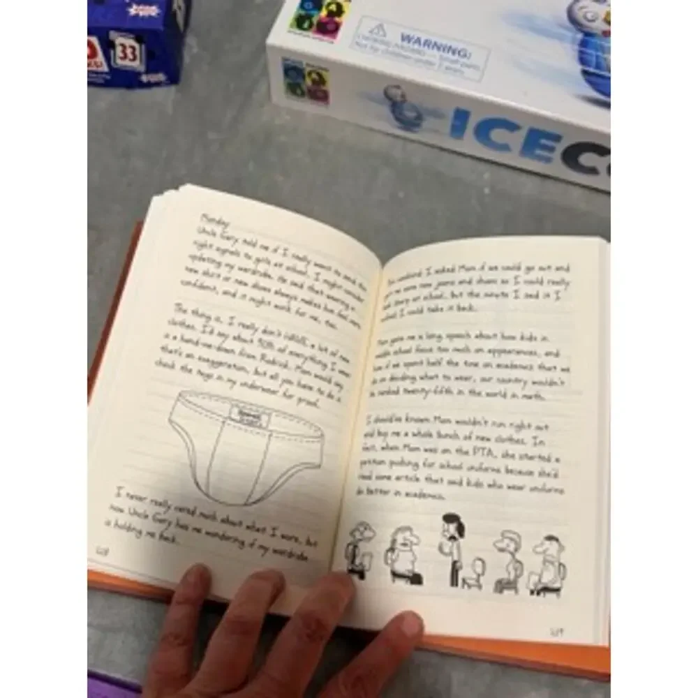 Diary of a Wimpy Kid Jeff Kinney 5 Book Hardcover Bundle Set